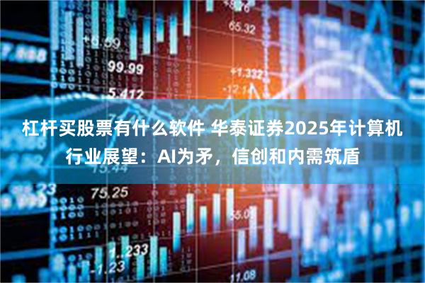 杠杆买股票有什么软件 华泰证券2025年计算机行业展望：AI为矛，信创和内需筑盾