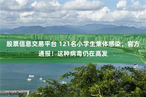 股票信息交易平台 121名小学生集体感染，官方通报！这种病毒仍在高发